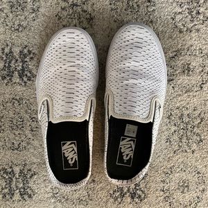 Snakeskin Slip on Vans